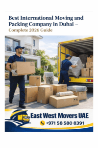 International moving and packing services in Dubai by East West Movers UAE with professional packing and overseas relocation