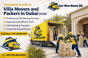 Villa movers and packers in Dubai handling professional villa relocation