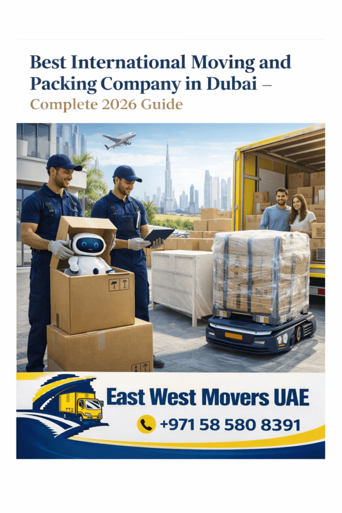 East West Movers UAE providing international moving, packing, and shipping services in Dubai