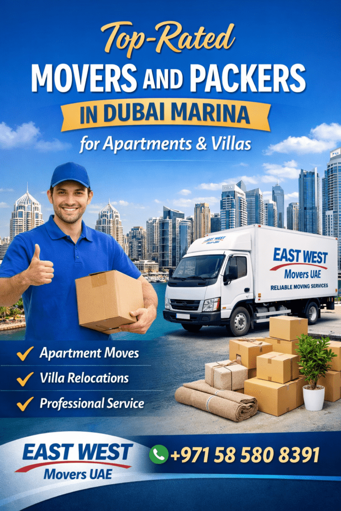 Top-rated Movers and Packers in Dubai Marina offering secure, affordable apartment and villa relocation with expert handling and timely service.